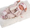 Llorens full body babypop meisje Nica met kleding kussen en speen 40 cm