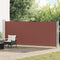 vidaXL - Tuinscherm - uittrekbaar - 600x160 cm - bruin