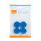 Nobo Whiteboard Magneten ⌀30mm - 4 Stuks - Blauw