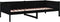 vidaXL - Slaapbank - massief - grenenhout - zwart - 80x200 - cm