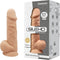 Silexd – Zeer Realistische Zuignap Dildo met Zachte Mantel en Harde Kern voor Levensechte Ervaring – 22.1 cm – beigeig