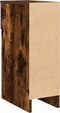 vidaXL - Nachtkastje - met - lade - 20x36x60 - cm - gerookt - eikenkleurig