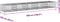 vidaXL - Schanskorf - 500x100x50 - cm - gegalvaniseerd - ijzer - zilverkleurig