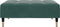 vidaXL - Voetenbank - 77x55x31 - cm - fluweel - donkergroen