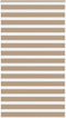vidaXL - Zebra - Blind - 120x200 - cm - stofbreedte - 115,9 - cm - polyester - zandbruin