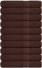 vidaXL - Saunahanddoeken - 10 - st - 80x200 - cm - 360 - g/m² - 100% - katoen - bruin