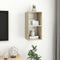 vidaXL - Tv-wandmeubel - 37x37x107 - cm - bewerkt - hout - sonoma - eikenkleurig