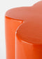 Mica Decorations Aita - Bijzettafel - H45 x Ø35 cm - Keramiek - Oranje