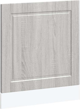 vidaXL - Vaatwaspaneel - Porto - 60x1,5x67cm - bewerkt - hout - grijs - sonoma - eiken