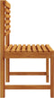 vidaXL - Ligbedden - Zonder - Armleuningen - - - Set - van - 2 - in - Massief - Acaciahout
