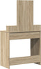 vidaXL - Kaptafel - met - Lades - in - Sonoma - Eik - - - 79x41x140 - cm