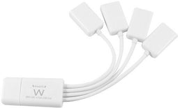 Ewent EW1110 - USB Hub - 4x USB 2.0 type-A - Wit