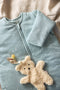 Jollein Slaapzak Winter - Afritsbare Mouw 90cm - Twinkling Sea Green