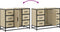 vidaXL - Wastafelkast - 80x33x60 - cm - bewerkt - hout - sonoma - eikenkleurig
