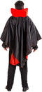 dressforfun - Herenkostuum graaf Dracula L - Blouson met verhoogde kraag en cape - zwart