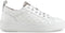 PS Poelman Esquimo - Dames Quilted Leren Sneakers - Leopard Print - Wit