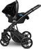 Velvett autostoel - Night Black - Isofix - Easy-In systeem