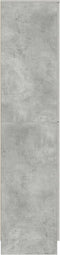 vidaXL - Buffetkast - Beton - grijs - MDF - met - betonlook - laminaat - Standaard