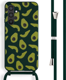 imoshion Hoesje Geschikt voor Samsung Galaxy S23 FE Hoesje Met Koord - imoshion Siliconen design hoesje met koord - Groen / Avocado Green
