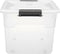 Juskys - Opbergbox 60 L - 4-Delig - Kunststof - Wit