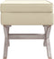 vidaXL - Opbergkruk - 45x45x49 - cm - linnen - beige