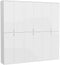 Furnilux Projekt X - Garderobencombinatie - Hoogglans - Wit - 34x183x193cm