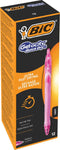 Bic Gel-ocity Quick Dry gelroller, roze 12 stuks