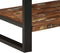 vidaXL - Kledingrek - 80x40x190 - cm - massief - gerecycled - hout - meerkleurig