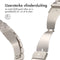 imoshion Stalen bandje - Geschikt voor Apple Watch 1, 2, 3, 4, 5, 6, 7, 8, 9, 10, SE, Ultra (2) - 44/45/46/49 mm - Sterrenlicht - One Size