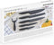 Diamant RVS Messenset 6 onderdelen - Innovagoods Shard - Keukenmes - Messenset - Messen - Diamant - Keramisch - RVS - Niet klevend - Koksmes - Broodmes - Fileermes - Universeel Mes - Dunschiller