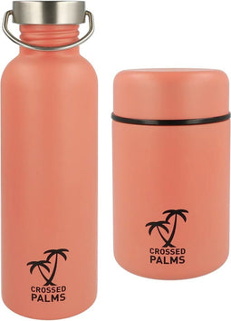Crossed - Palms - Drinkfles - en - voedelcontainerset
