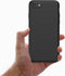Hoesje Geschikt voor iPhone SE 2020 / iPhone SE 2022 Hoesje - Backcover Liquid Siliconen Case - TPU Hoes Zwart - Luxe Telefoonhoesje Wallet Case Pasjeshouder PU Leder