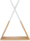 Wandrek Tipi - Hout - 35x12x47 cm - Beige