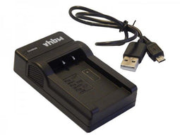 Micro USB battery charger suitable for Pentax D-Li88, Sanyo DB-L80