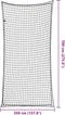 vidaXL - Aanhangwagennet - elastisch - touw - 7x3,5 - m - polypropeen - zwart
