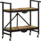 vidaXL - Keukentrolley - 87x36x81 - cm - massief - gerecycled - hout