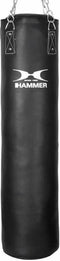 Hammer Boxing Bokszak, Kunstleer, Black Kick, 100x35 cm