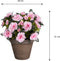 Mica Decorations Azalea - Kunstplant - 31 cm - Roze in pot
