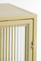 Mica Decorations Clifton Opbergkast met Deuren - L38 x B35 x H90 cm - Metaal - Beige