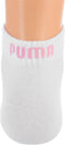 Puma Unisex Quarter Plain (3-pack) - unisex hoge enkelsokken - roze
