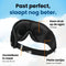 PurelyGoods® Slaapmasker Koptelefoon - 3D Ergonomisch - Draadloos Muziek - Zwart