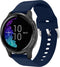 iMoshion Bandje Geschikt voor Garmin Vivoactive 3 / Venu / Forerunner 245 - iMoshion Siliconen bandje - Donkerblauw