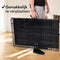 Brixy Hondenbench - M - Opvouwbaar - 76 x 47 x 54 CM - 2 Deuren - Zwart