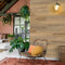 WallArt Planken hout-look schuurhout eiken asgrijs