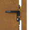vidaXL - Poort - 105x130 - cm - cortenstaal