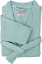 Heckettlane Badjas Wafel - Ochtendjas - 70% Gerecycled Katoen - Sky Blue - XL