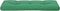 vidaXL - Palletkussen - 120x40x12 - cm - stof - groen