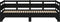 vidaXL - Slaapbank - uitschuifbaar - massief - grenenhout - zwart - 2x(90x200) - cm