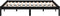 vidaXL - Bedframe - massief - grenenhout - zwart - 160x200 - cm