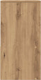 vidaXL - Nachtkastje - met - lade - 35x34x66,5 - cm - artisanaal - eikenkleurig